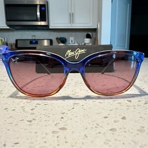 Maui Jim Polarized Cat Eye Sunglasses HONI